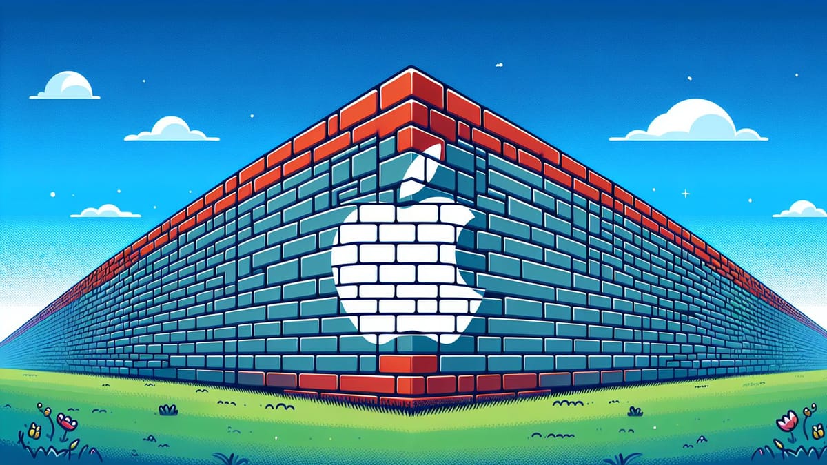 Apple is building a moat